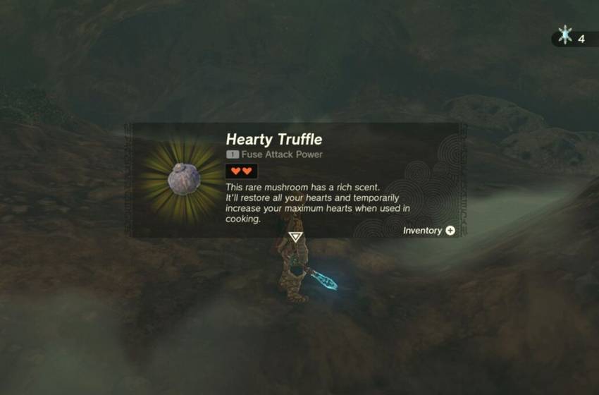 Zelda Tears of the Kingdom How to get Hearty Truffles